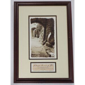 Vintage 2002 Carpentree Art Print 20" x 14" Proverbs 3:6 He Will Keep Your Path